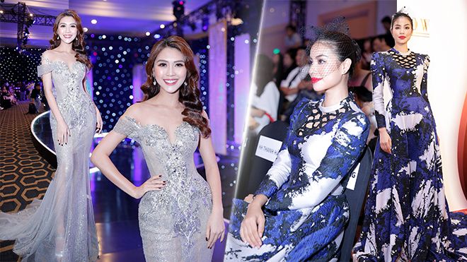 Phạm Hương kín đáo như quý cô cổ điển, đối lập Tường Linh mạnh dạn khoe đường cong