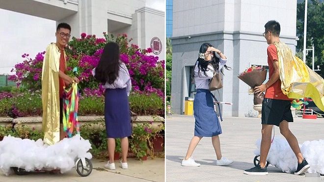 Tỏ tình như phim chưởng: 'Cưỡi gió đạp mây' suốt 800km để gặp người trong mộng