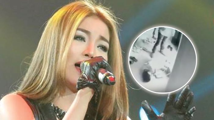 Lộ clip Á quân The Voice Campuchia bị chồng giết hại dã man bằng súng ngay trước cửa spa