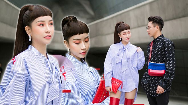 Hoàng Ku 'tài tình' biến Hoa hậu Lam Cúc thành cô gái 18