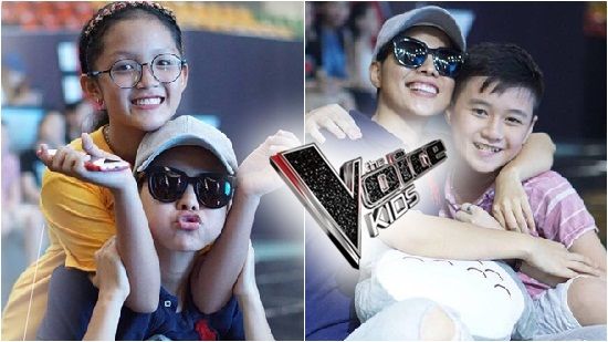 Vũ Cát Tường khoe ảnh nhí nhố cùng trò cưng tập luyện tại vòng Liveshow The Voice Kids