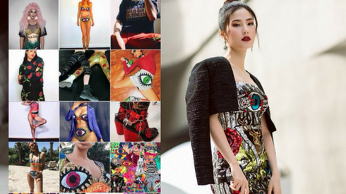 Trang phục ấn tượng của Diễm My 9X ở Seoul Fashion Week bị tố đạo ý tưởng