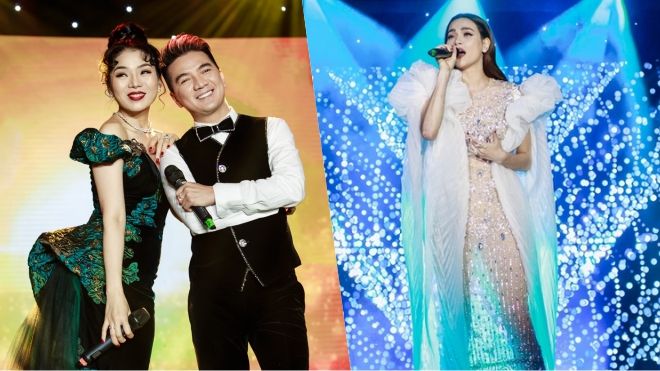 Vừa thân thiết chụp hình, Hồ Ngọc Hà - Lệ Quyên lại 'ngoảnh mặt làm ngơ' trên sân khấu