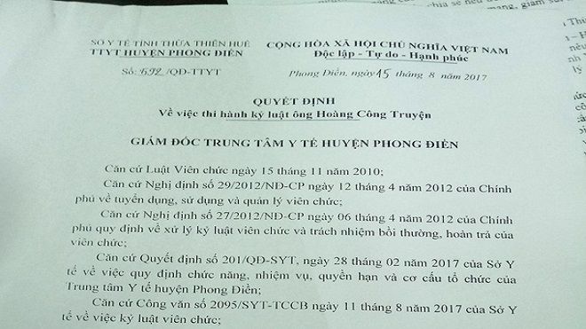 Bộ Y tế lên tiếng vụ bác sĩ 'nói xấu' bộ trưởng bị phạt tiền