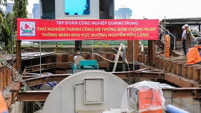 'Quái vật' hút nước chống ngập ở Sài Gòn tạm nghỉ - Chủ đầu tư nói gì?