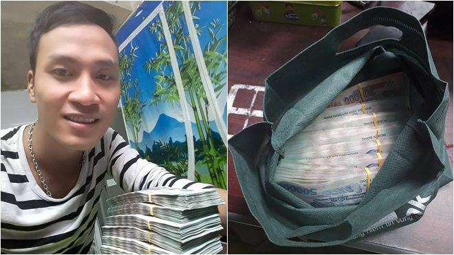 Nam sinh ĐH Điện lực trả lại 320 triệu đồng cho người bỏ quên