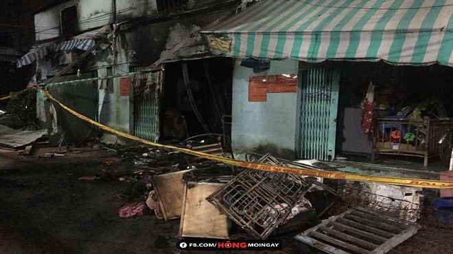 Lửa bốc cháy dữ dội trong đêm, 2 bà cháu tử vong thương tâm ở Sài Gòn