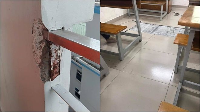 TP. HCM: Sinh viên Hutech hoang mang khi nền nhà rung lắc, phải chạy tán loạn trong giờ học