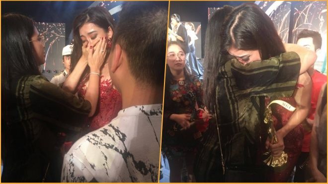 Bất ngờ trượt top 5: Huyền My cố gượng cười bên bố mẹ nhưng lại khóc nức nở sau hậu trường