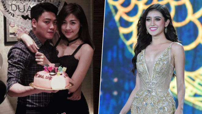 Á hậu Tú Anh đăng status 'lạ' khi bạn trai cũ đến ủng hộ Huyền My thi Miss Grand