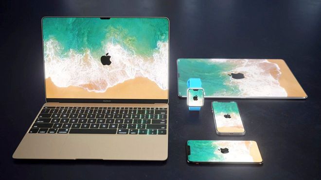 Bất ngờ với diện mạo của iPad, MacBook khi 'lai' thiết kế iPhone X