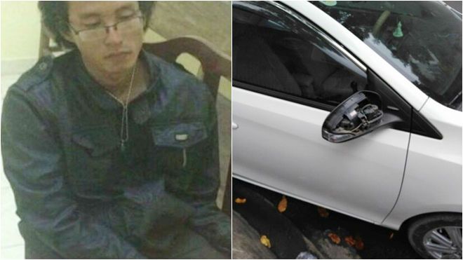 Lời khai đối tượng chém rụng hàng loạt kính chiếu hậu ô tô trên đường phố Sài Gòn