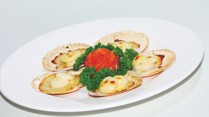 Món ngon mỗi ngày: Sò điệp đút lò phô-mai