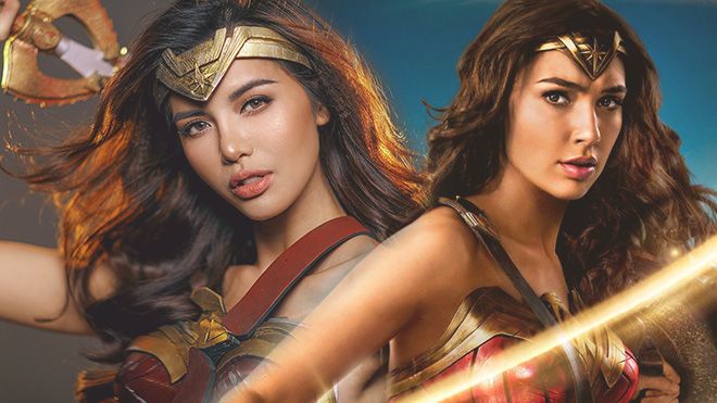 Hâm mộ Gal Gadot, Minh Tú hóa thân thành Wonder Woman