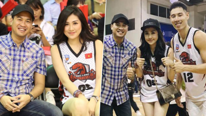 Á hậu Tú Anh - Phillip Nguyễn vướng tin đồn hẹn hò khi diện đồng hồ đôi, cùng đi xem bóng rổ?