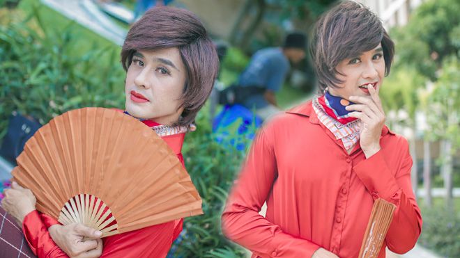 Lương Thế Thành gây shock với tạo hình 'bán nam bán nữ' trong phim 'Phục hận'
