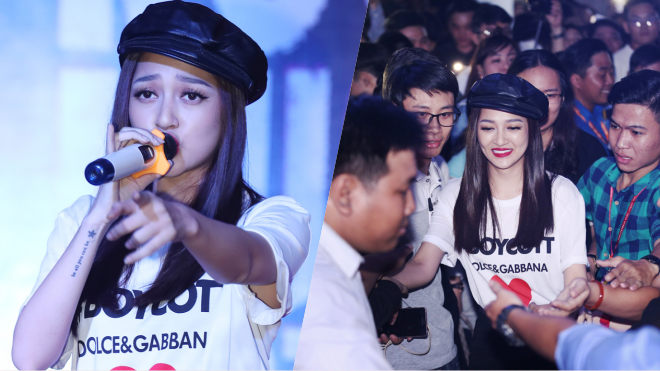 Quảng bá hit mới từ Mr. Siro, Bảo Anh rạng rỡ trong vòng vây 3.000 fan