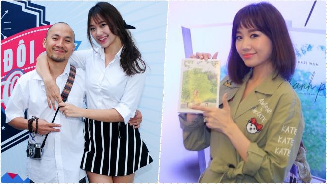 Được Hari Won tặng tự truyện, Đinh Tiến Đạt nhắn nhủ: ‘Cảm ơn em đã cho anh nhớ lại những ký ức chỉ anh biết về em’