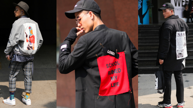 'Công tử Hà thành' diện jacket đính bảng chữ 'đại náo' đường phố Hồ Gươm