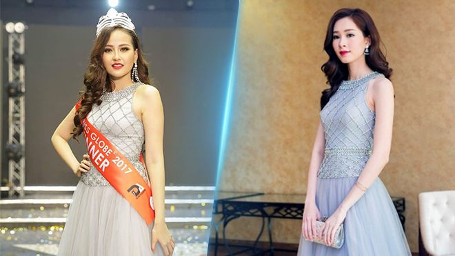 Hoa hậu Khánh Ngân không thua kém khi diện lại trang phục của đàn chị Đặng Thu Thảo