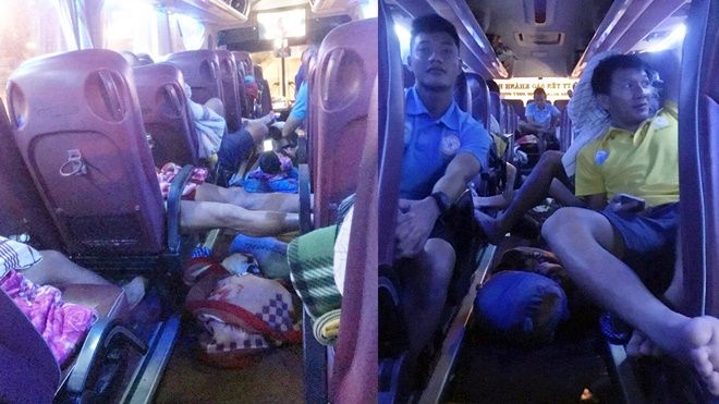 Nửa đêm, cầu thủ Việt vượt 600 km về nhà chống bão