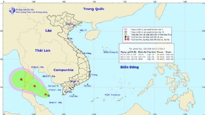 Dự báo thời tiết 7/11: Khả năng lũ chồng lũ tại miền Trung, xuất hiện áp thấp ở vịnh Thái Lan