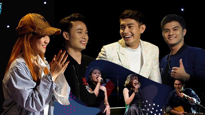 Bộ tứ Đinh Hương - Trúc Nhân - Quang Đăng và Lâm Vinh Hải bùng nổ cùng trò cưng