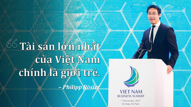Cựu Phó thủ tướng Đức gốc Việt Philipp Rösler: Tài sản lớn nhất của Việt Nam chính là giới trẻ