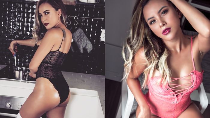 Khoe bộ ảnh siêu vòng 3 nóng bỏng, DJ Myno thách thức chồng 'chọn cơm hay phở'