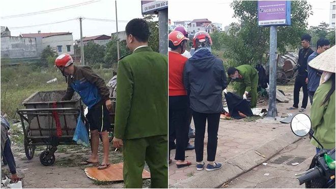 Bàng hoàng phát hiện xác thai nhi bị vứt bỏ trong xe rác