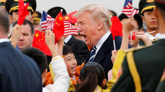 Ăn tối ở Tử Cấm Thành, thưởng thức kinh kịch và lễ đón tại Thiên An Môn - Tổng thống Trump được đón tiếp đặc biệt khi tới Trung Quốc