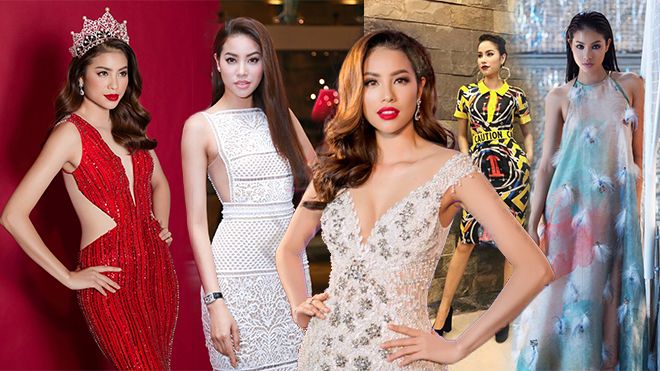 Phạm Hương 'bất bại' trong 10 lần dính 'kỷ lục đụng váy áo' với các người đẹp showbiz