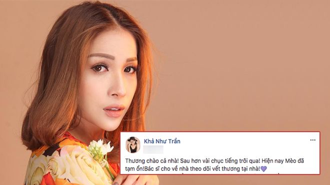 Sau 1 ngày im lặng, Khả Như lên tiếng trước sự cố bị bỏng nặng khi tập kịch