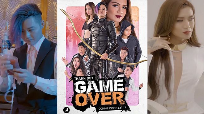 Thanh Duy làm sát thủ diệt thây ma, BB Trần là ác nữ 'trùm cuối' trong phim ngắn 'Game Over'