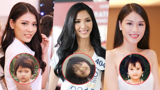 Soi ảnh 'quá khứ - hiện tại' của dàn người đẹp Hoa hậu Hoàn vũ Việt Nam 2017