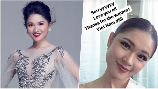 Trượt Top 15 Miss International 2017, Á hậu Thùy Dung gửi lời xin lỗi đến người hâm mộ