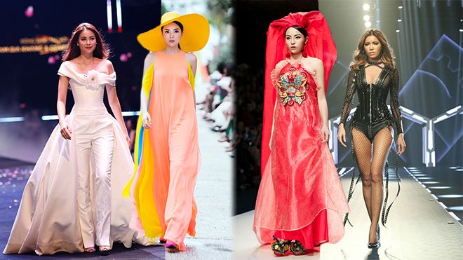 'Chân ướt, chân ráo' vào làng mẫu, trình vedette của Kỳ Duyên không kém cạnh Phạm Hương, Minh Tú