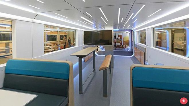 Không gian 'sang chảnh' bên trong 'Con tàu lý tưởng' sắp ra mắt của Đức