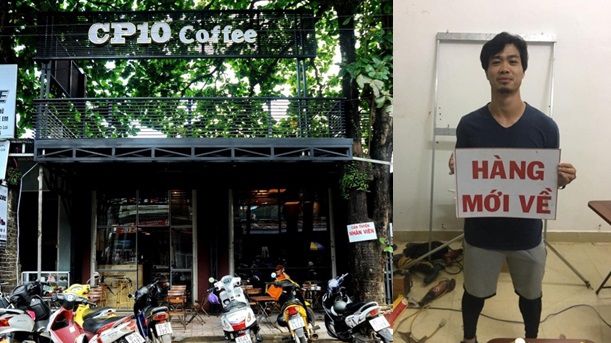 Công Phượng tuyển nhân viên bán quán cà phê