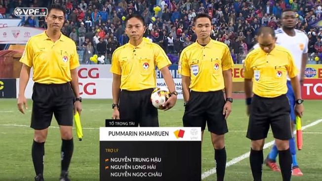Trọng tài điều khiển trận CLB Hà Nội vs Quảng Nam bị bắt ở Thái Lan