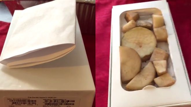 Tưởng mua được iPhone giá hời dịp Black Friday, ai ngờ khóc thét vì món đồ trong hộp