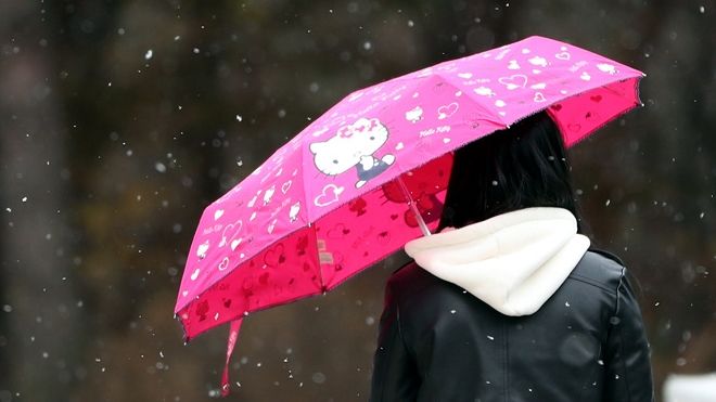 Du học sinh Việt thích thú với tuyết rơi đầu mùa ở Hàn Quốc