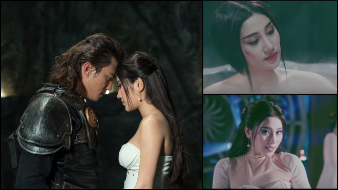 Tố My ngại ngùng khi lần đầu đóng 'cảnh nóng' trong MV bolero cổ trang