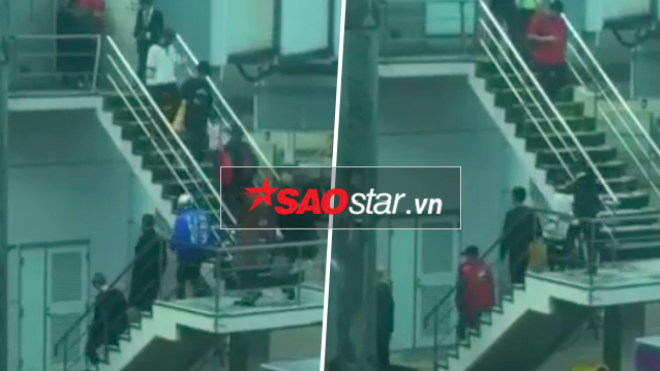 Clip 'quân đoàn trai đẹp' Seventeen xuống cầu thang riêng từ cửa máy bay tại Tân Sơn Nhất