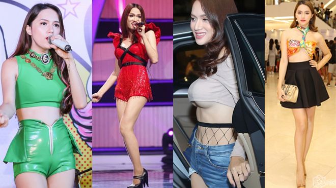 Hương Giang Idol và 'ngàn lẻ một' lần khiến người đối diện hốt hoảng vì váy áo khó hiểu