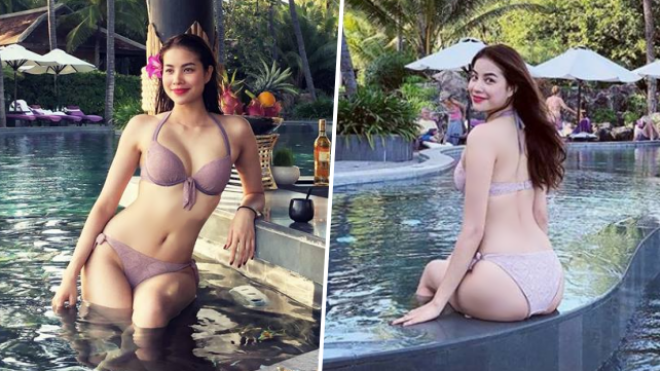 Phạm Hương khiến fan ‘mất máu’ khi khoe ảnh diện bikini bốc lửa