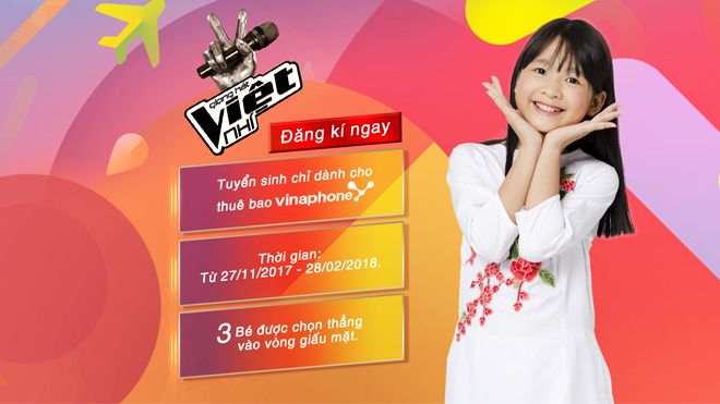 Chính thức: Khởi động tuyển sinh Giọng hát Việt nhí Online 2018