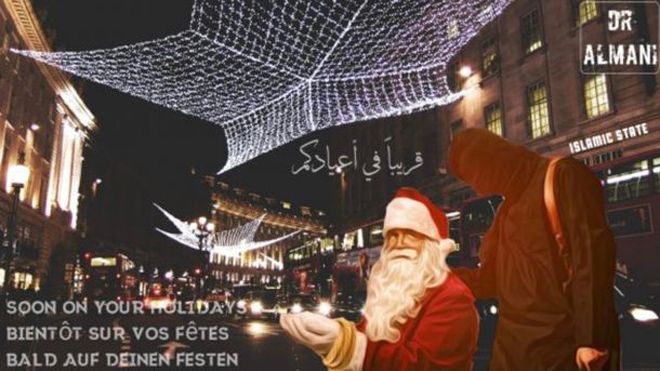 IS tung ảnh trói tay ông già Noel: Liệu đêm Giáng sinh có thành ác mộng?