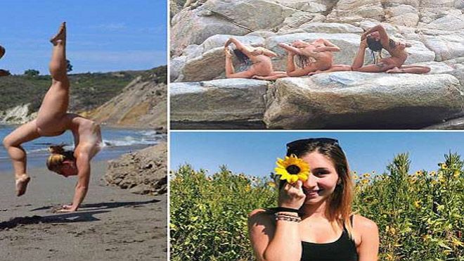 Tập yoga khỏa thân, cô gái 21 tuổi bị la ó vì ngực nhỏ