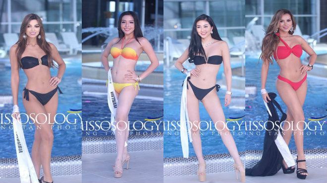 Đại diện Việt diện bikini nóng bỏng không kém cạnh dàn thí sinh quốc tế